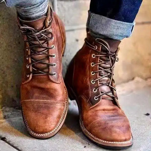 Dennis™ - Vegan Leather Men's Boots
