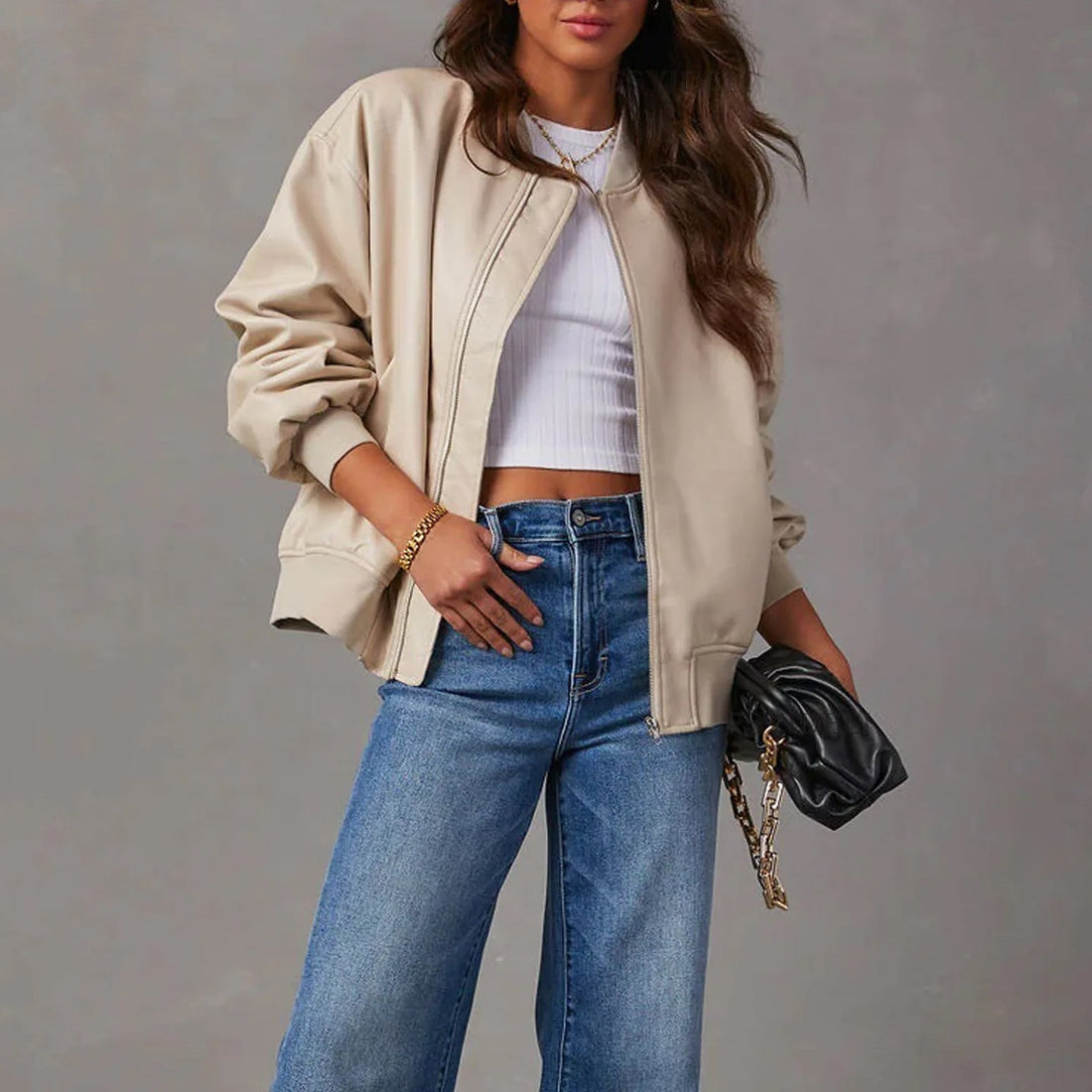 Kina | Oversized Bomber Jacket For Women – Women’s fashion piece