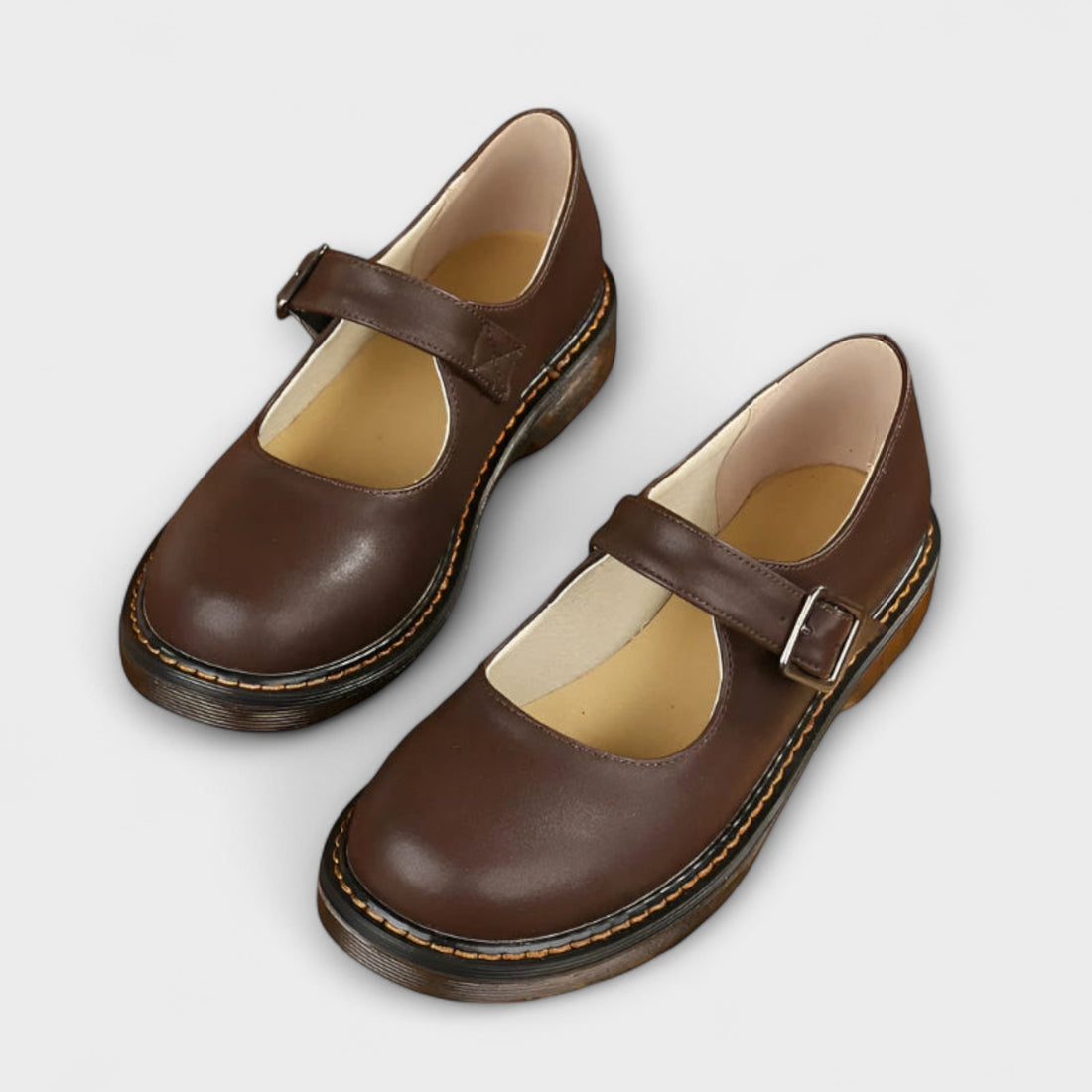 Clara Buckle Strap Flats – Women’s fashion piece