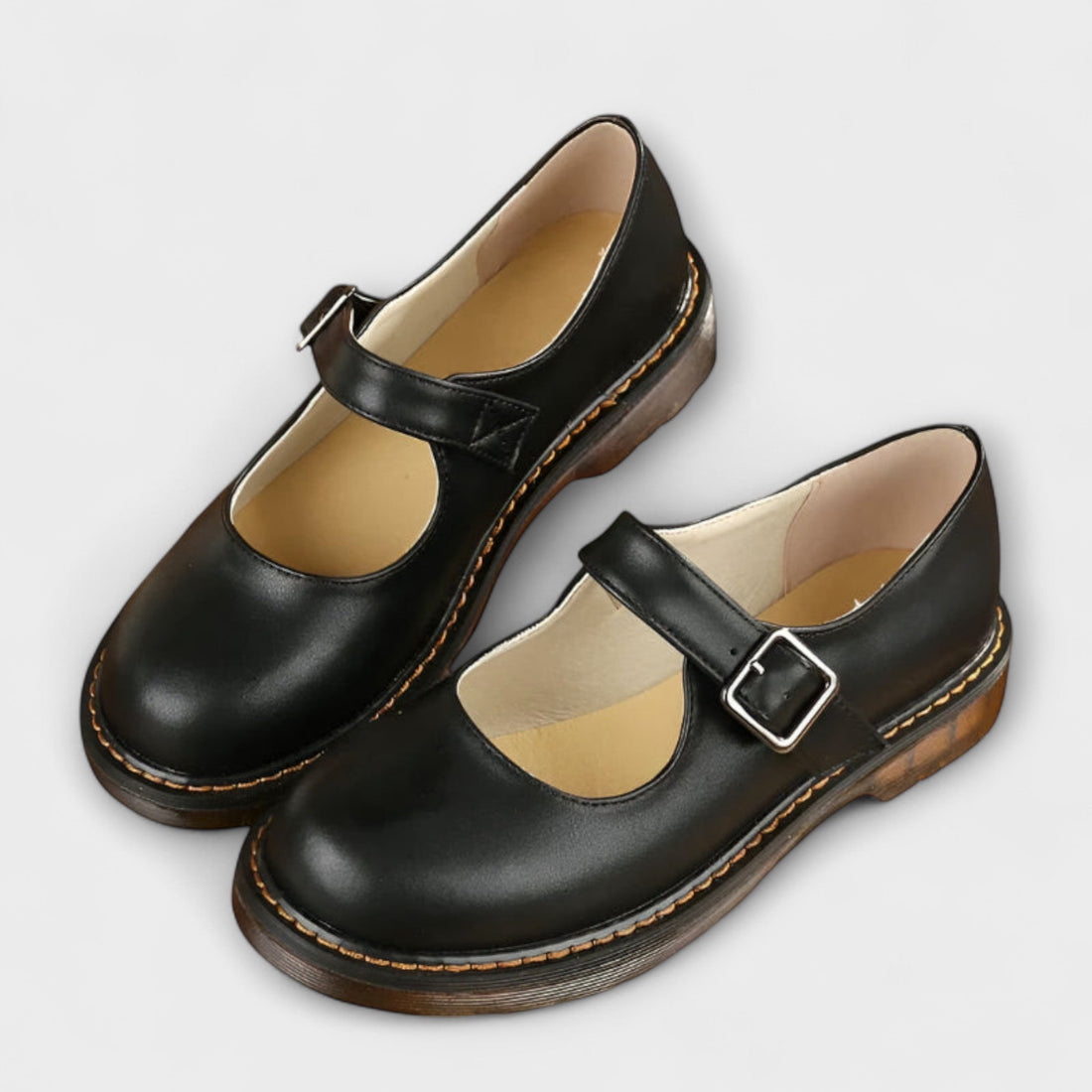 Clara Buckle Strap Flats – Women’s fashion piece