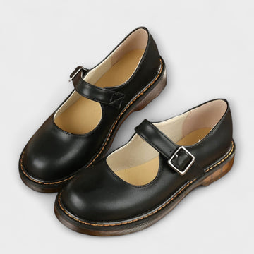 Clara Buckle Strap Flats – Women’s fashion piece