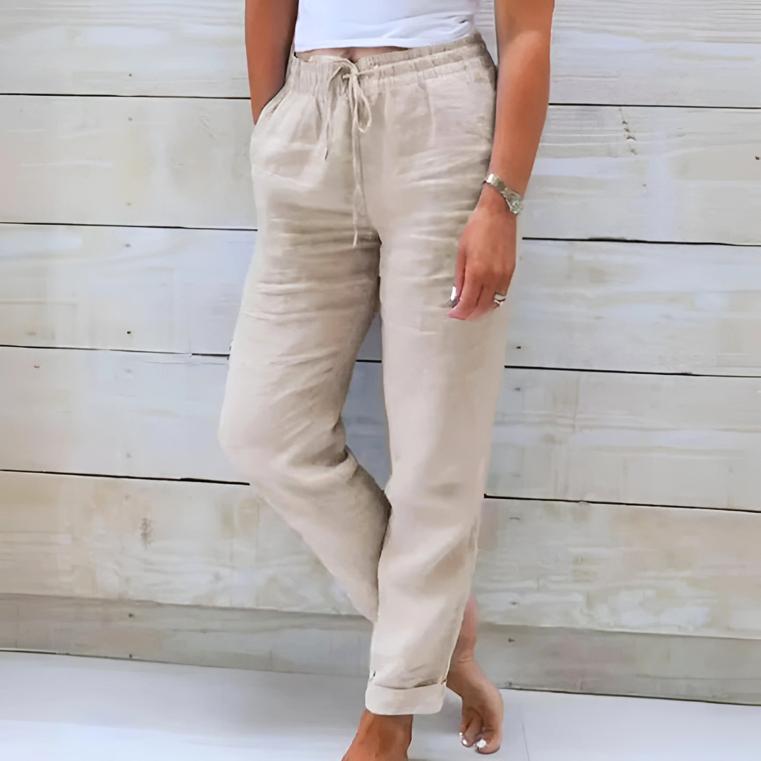 Lily Comfortable Elegant Elastic Waist Pants – Women’s fashion piece