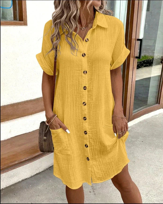 Aria Classic Polo Casual Dress – Women’s fashion piece