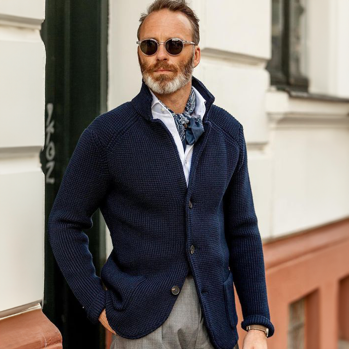 Arnaud™ - Men's Retro Cardigan