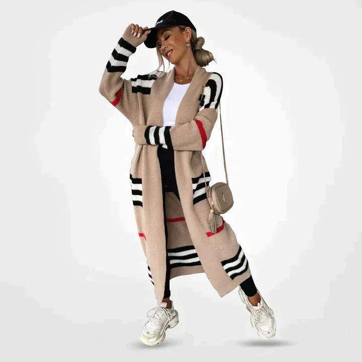 Davina | Soft Striped Cardigan – Women’s fashion piece