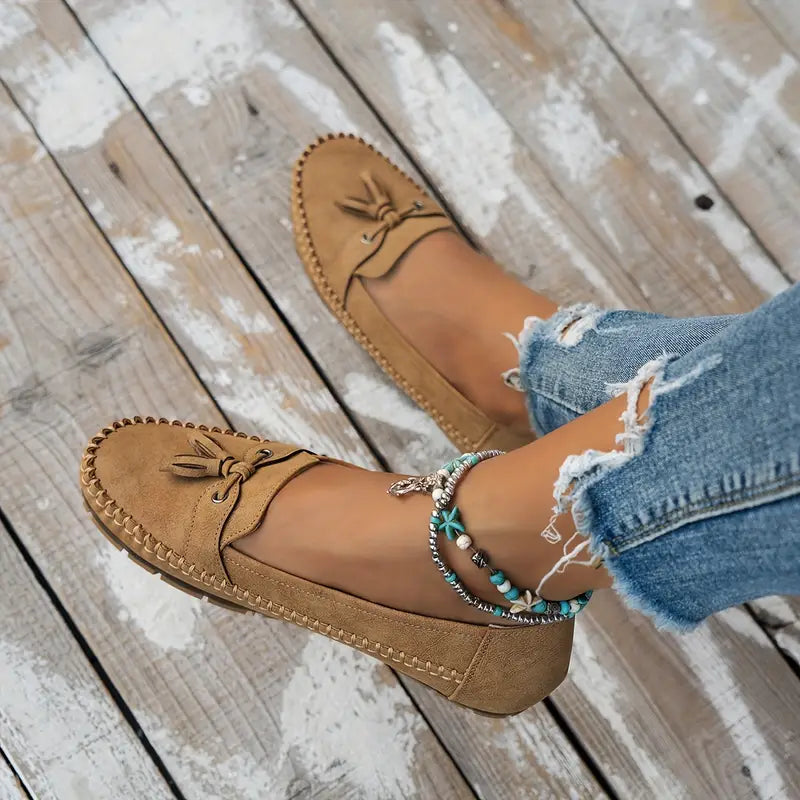 Coastal Comfort – Moccasin Style Loafers