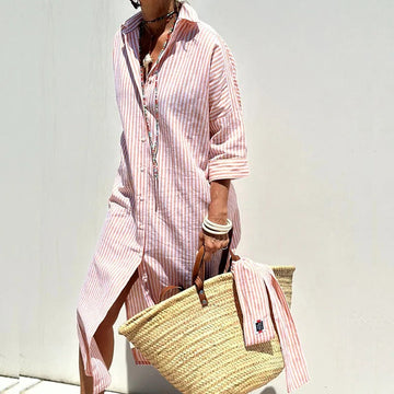 Armelle | Elegant Striped Summer Dress (almost Sold Out) – Women’s fashion piece