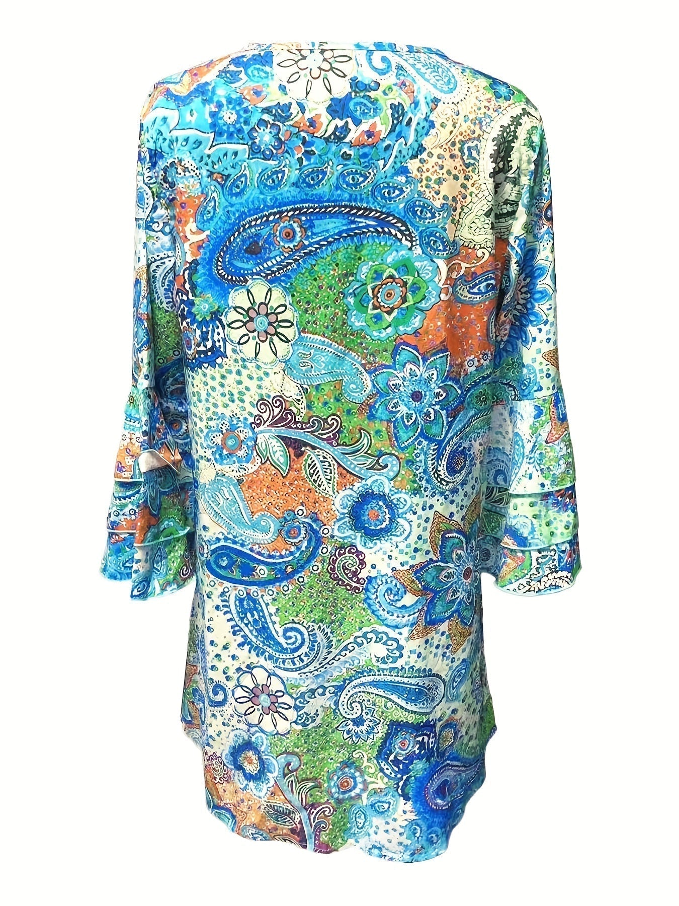 Aniya Floral V Neck Dress