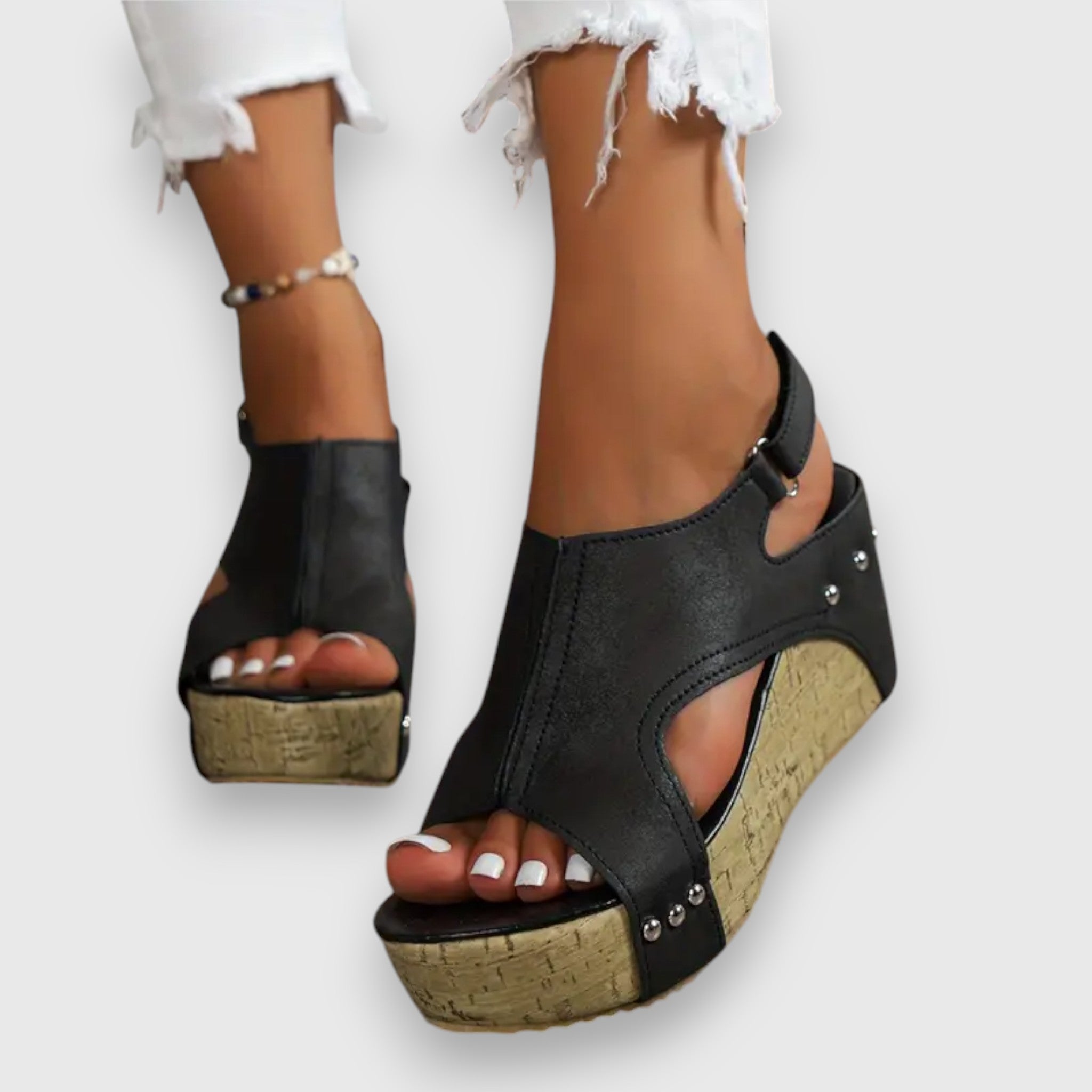 Mia | Retro Inspired Platform Sandals