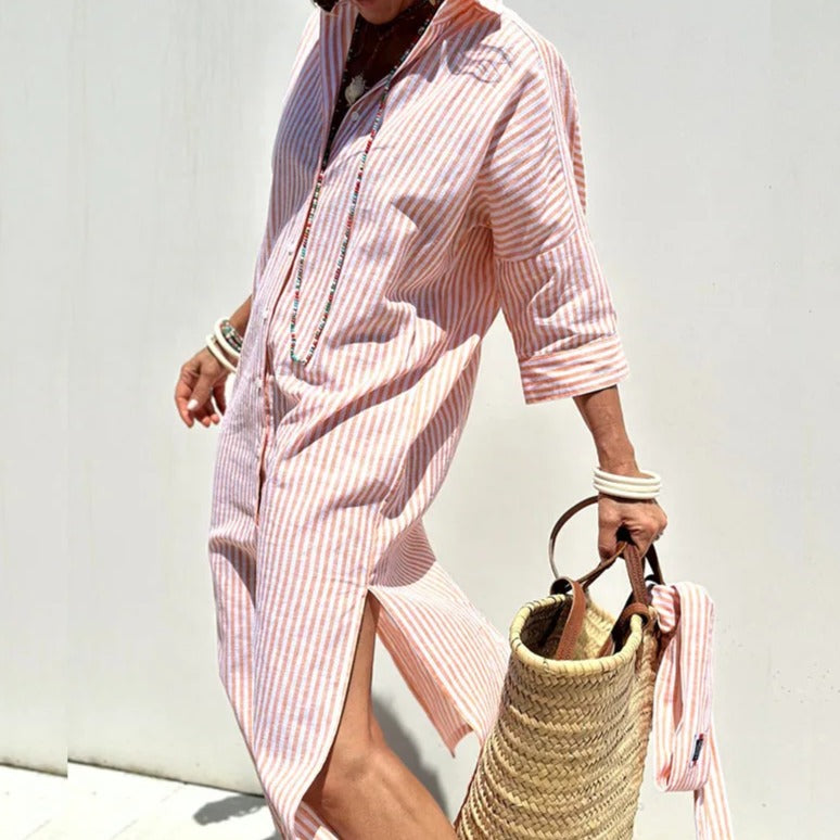 Armelle | Elegant Striped Summer Dress (almost Sold Out) – Women’s fashion piece