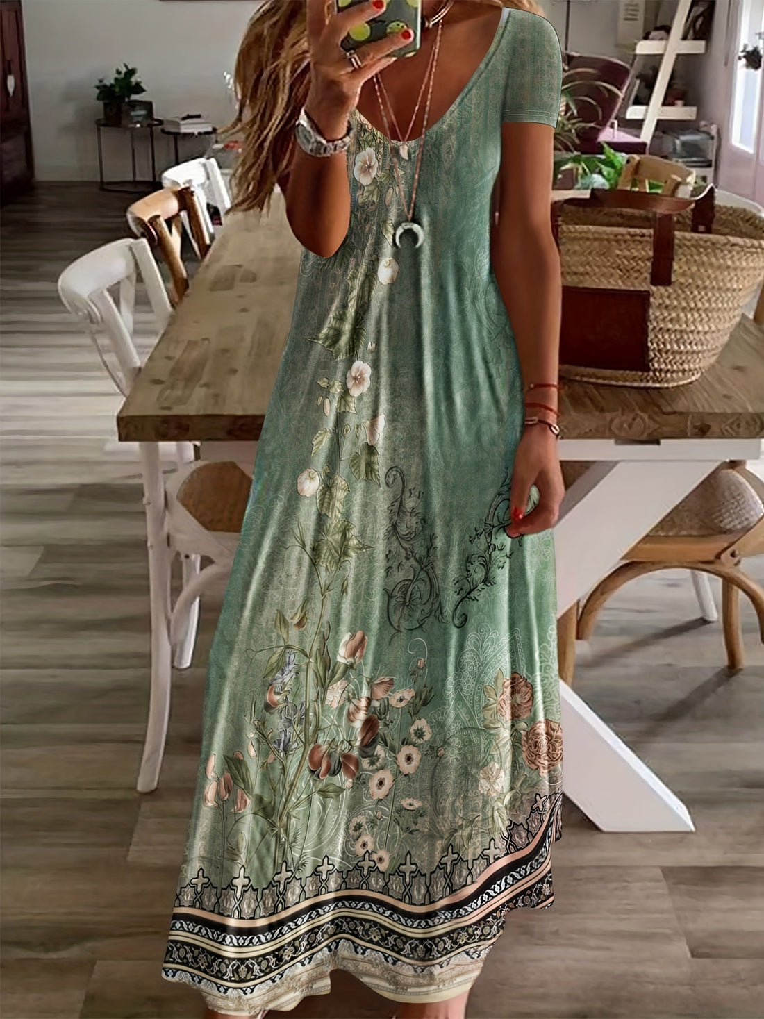 Jessamine Floral Maxi Dress – Women’s fashion piece