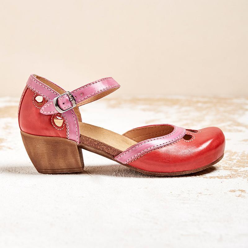 Daisy Retro Charm Mary Jane Heels