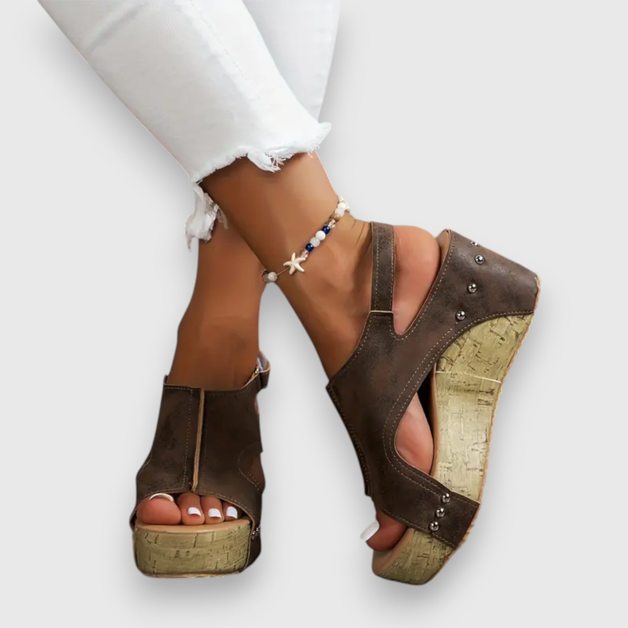 Mia | Retro Inspired Platform Sandals
