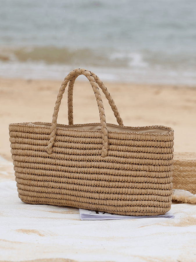 Arden Woven Beach Tote – Women’s fashion piece