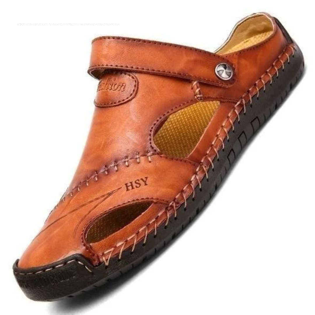 LeatherSandals™ - Soft Leather Men's Breathable Outdoor Sandals