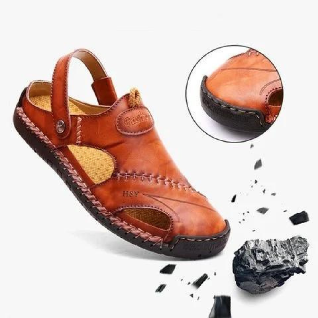 LeatherSandals™ - Soft Leather Men's Breathable Outdoor Sandals
