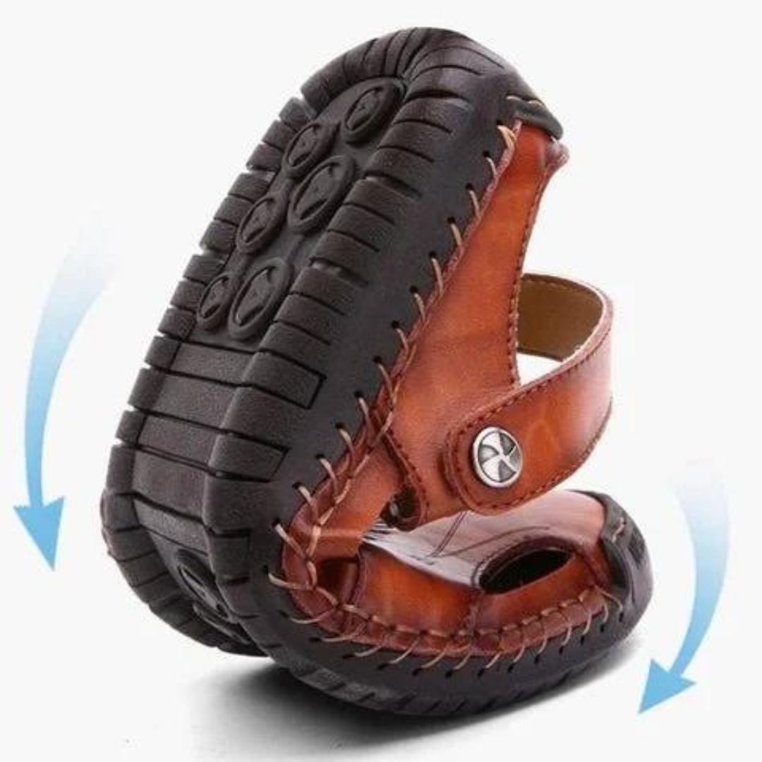 LeatherSandals™ - Soft Leather Men's Breathable Outdoor Sandals