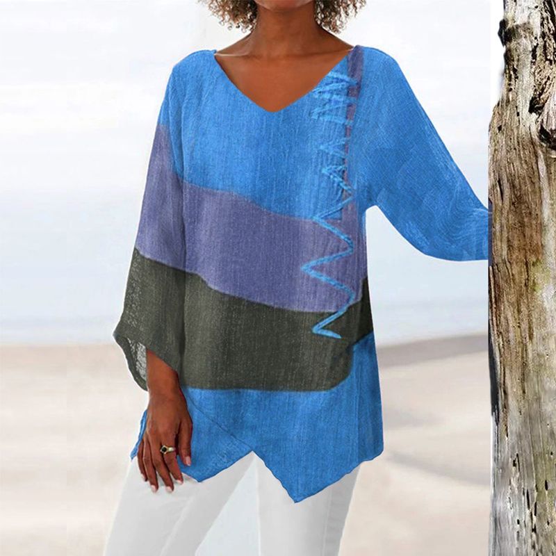 Hélène – Artistic V Neck Tunic