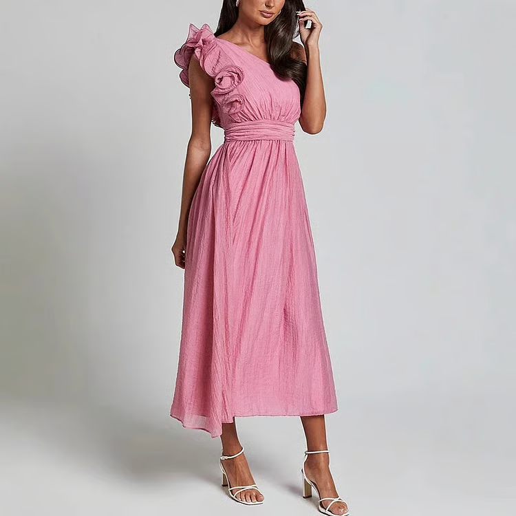 Bellamy Chic Slanted Elegance Summer Dress