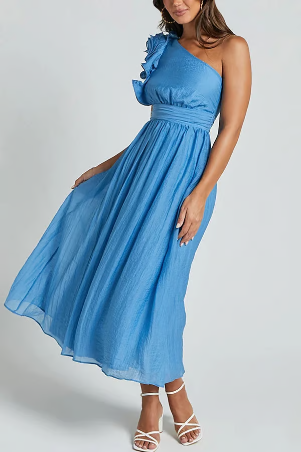 Bellamy Chic Slanted Elegance Summer Dress