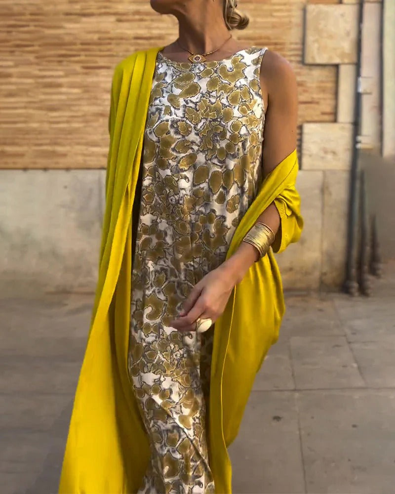 Camilla Printed Layered Maxi Set