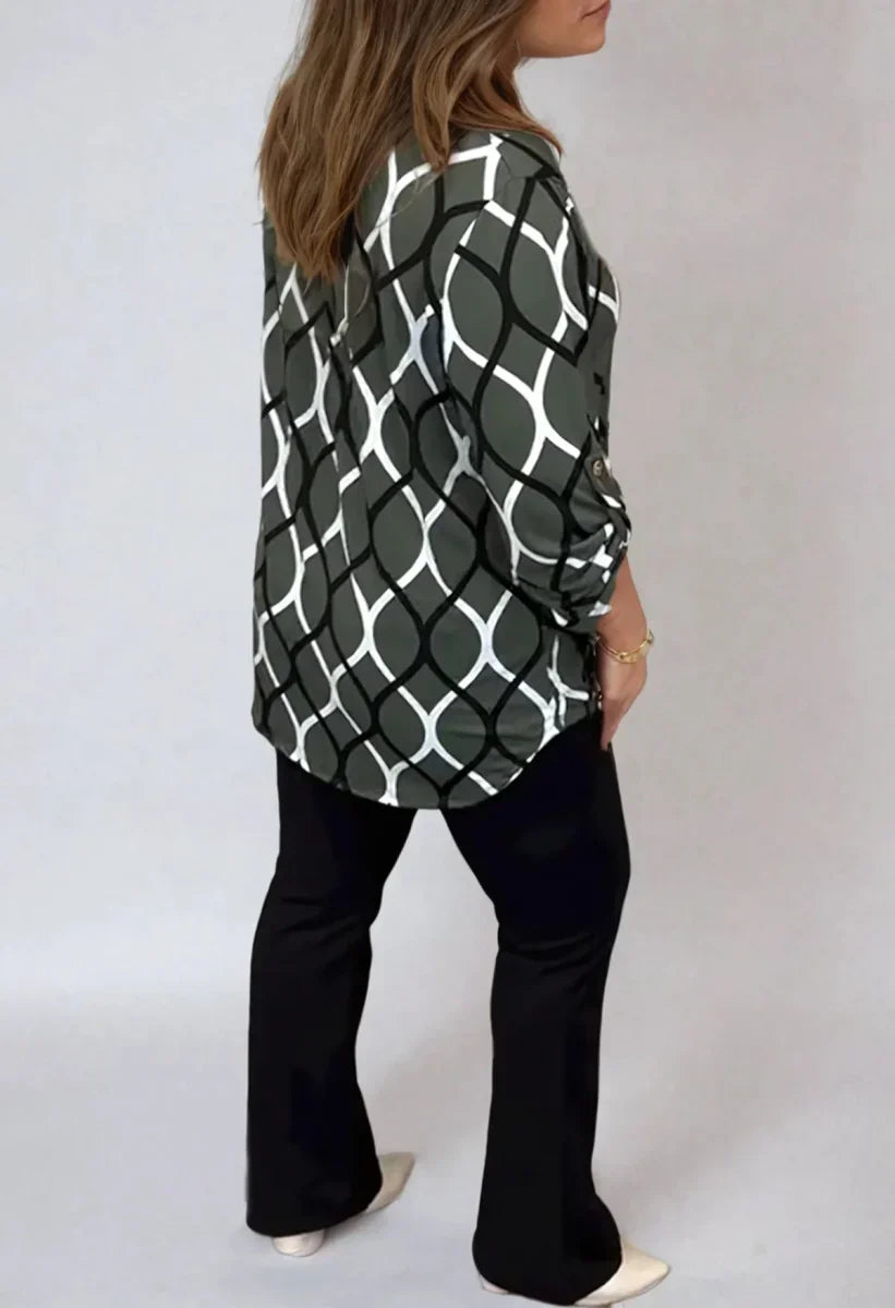 Vivienne Geolink Popover Blouse – Women’s fashion piece