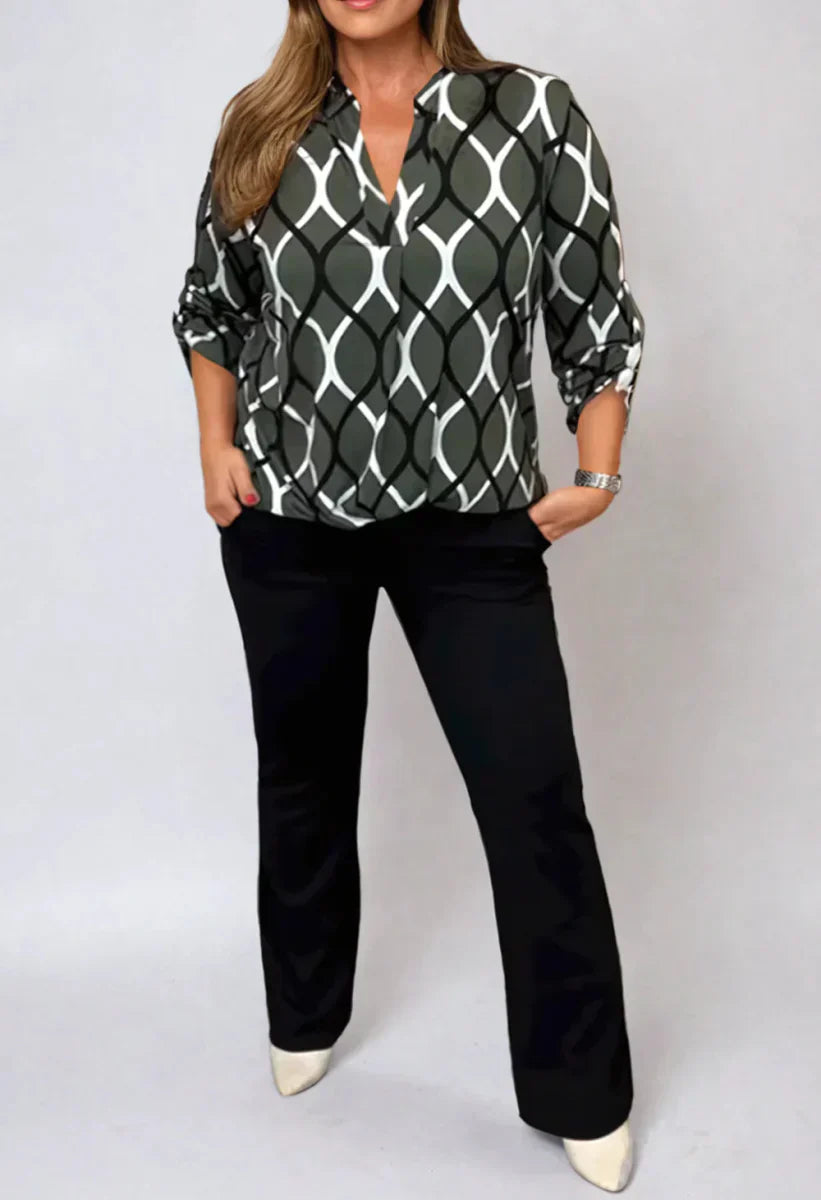 Vivienne Geolink Popover Blouse