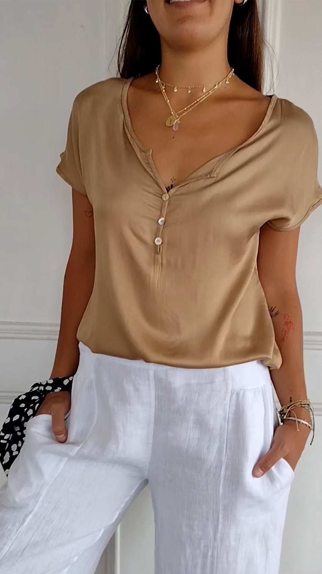 Sienna V Neck Blouse