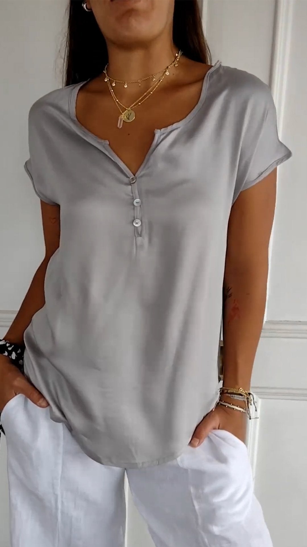 Sienna V Neck Blouse