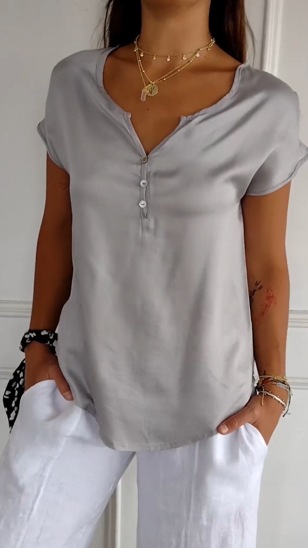 Sienna V Neck Blouse