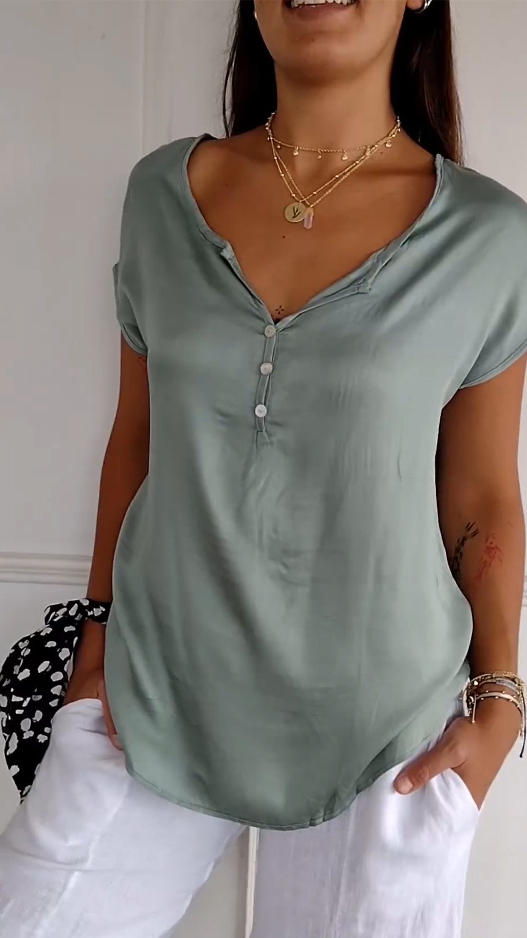 Sienna V Neck Blouse