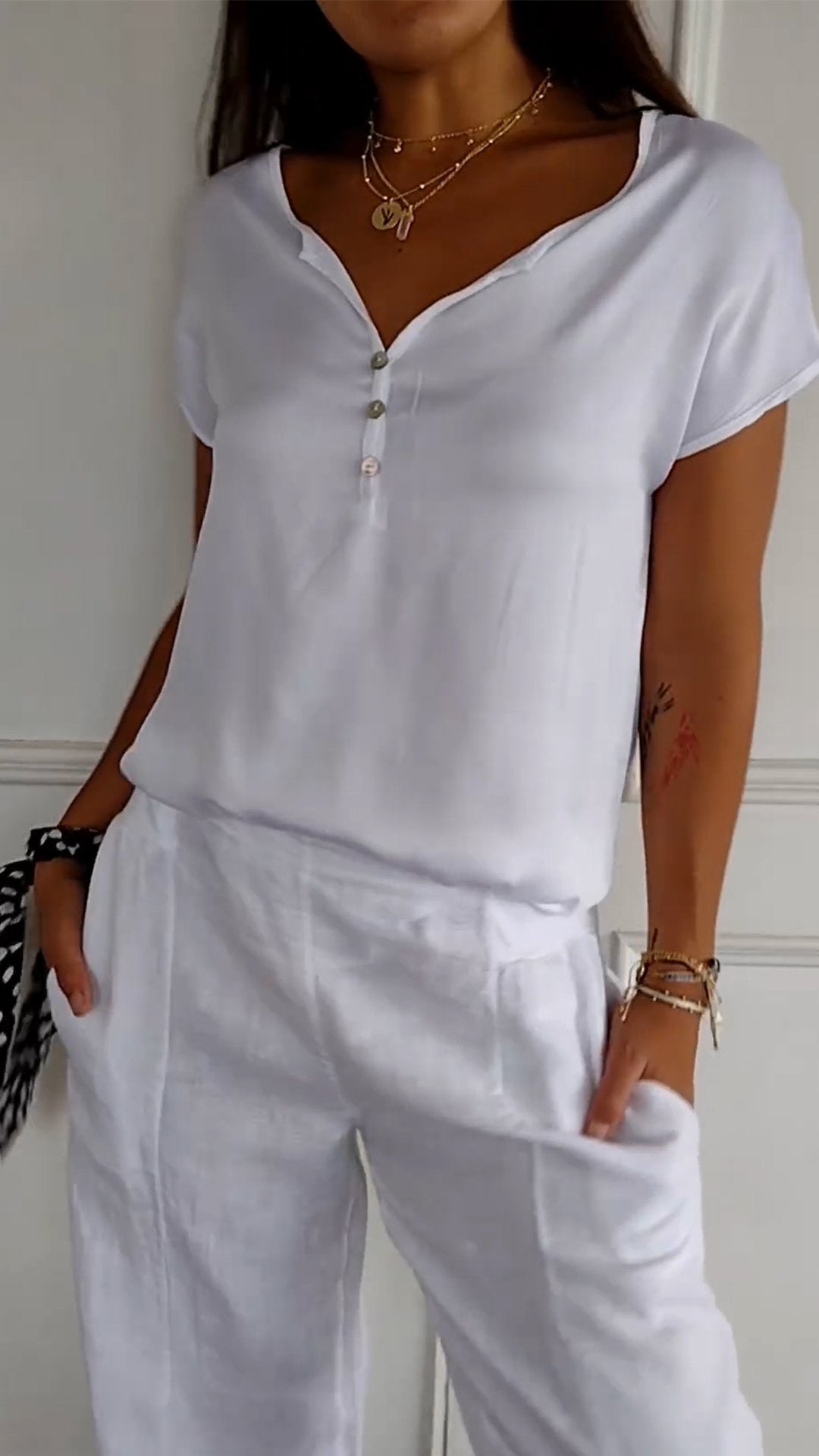 Sienna V Neck Blouse
