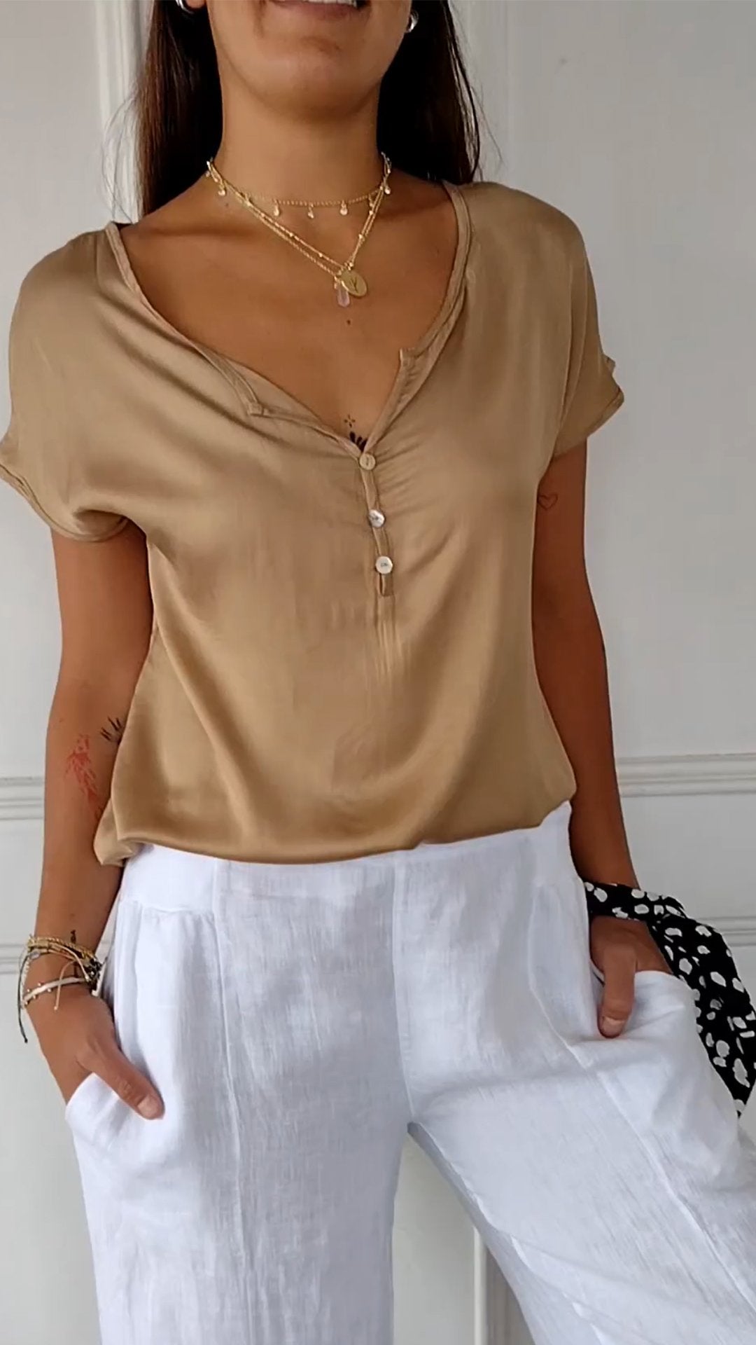 Sienna V Neck Blouse – Women’s fashion piece