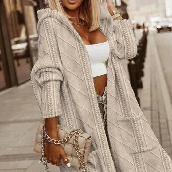 Johani | Extended Length Hooded Cardigan – Women’s fashion piece