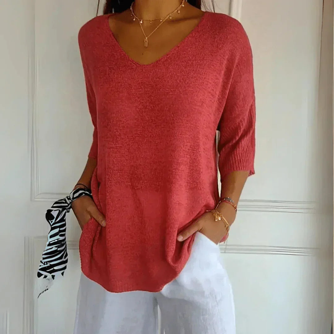 Ella Relaxed Elegant Top – Women’s fashion piece