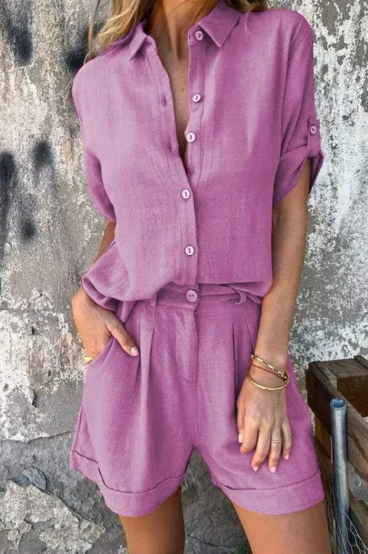 Sienna – Relaxed Button Up Set
