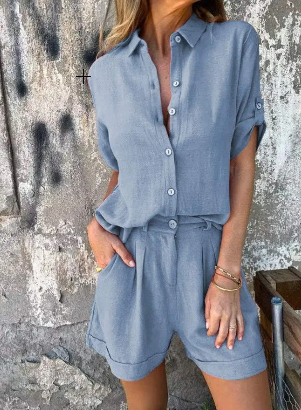 Sienna – Relaxed Button Up Set