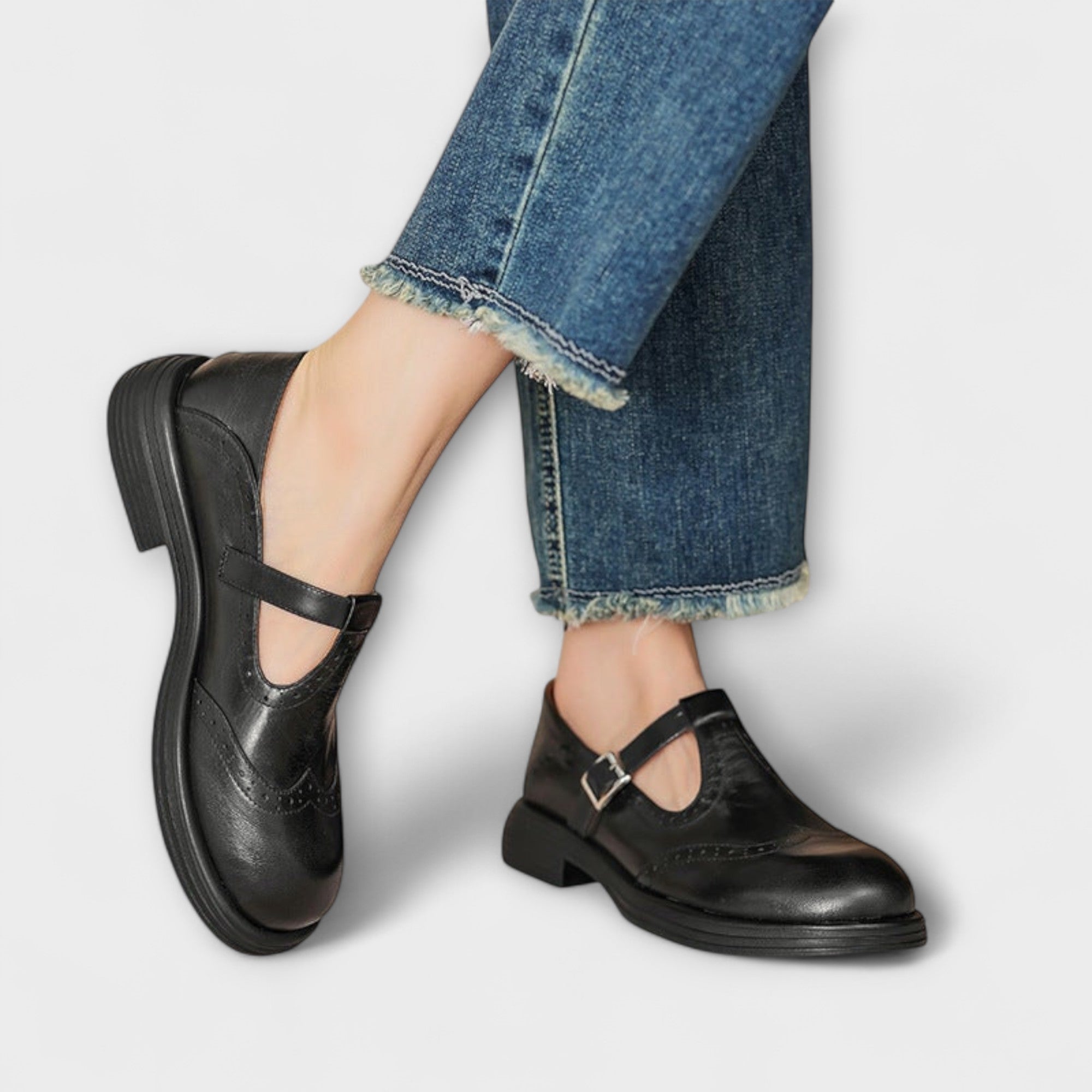 Isla | Chic Leather Mary Jane Shoes – Women’s fashion piece