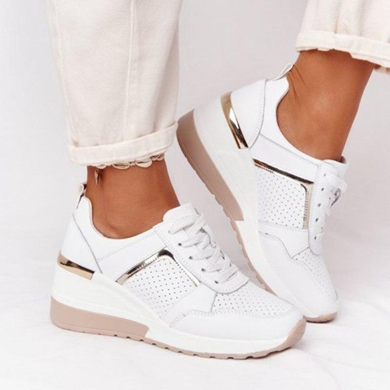 Lauren™ | Comfortable High Heel Orthopedic Sneakers – Women’s fashion piece