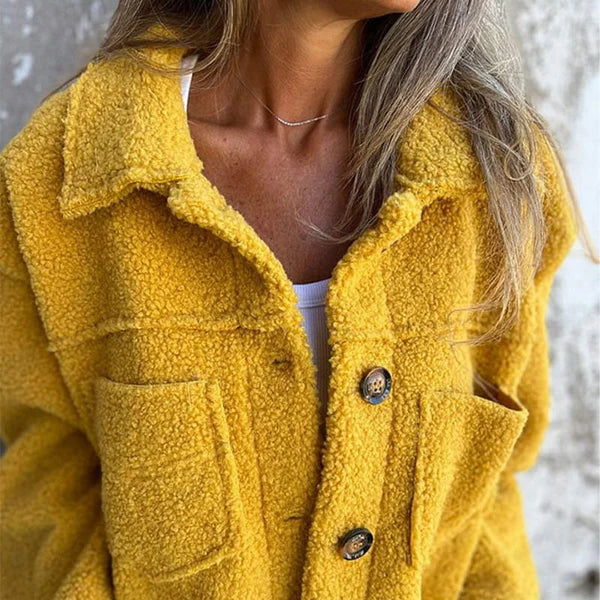 Iris™ | Short Wool Jacket With Lapels – Women’s fashion piece