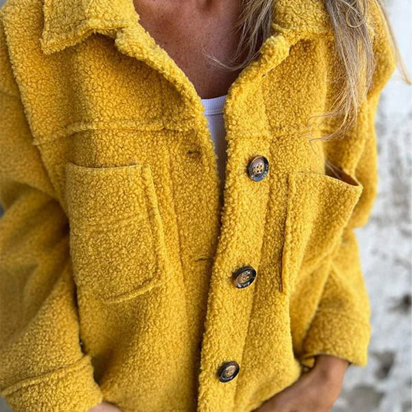 Iris™ | Short Wool Jacket With Lapels