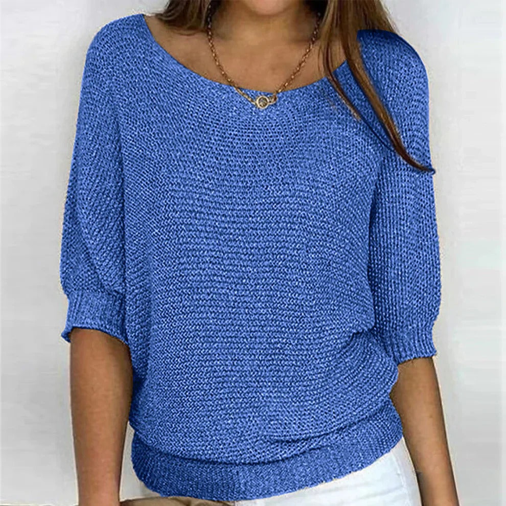 Nyssa Women's Casual Knit Pullover Top