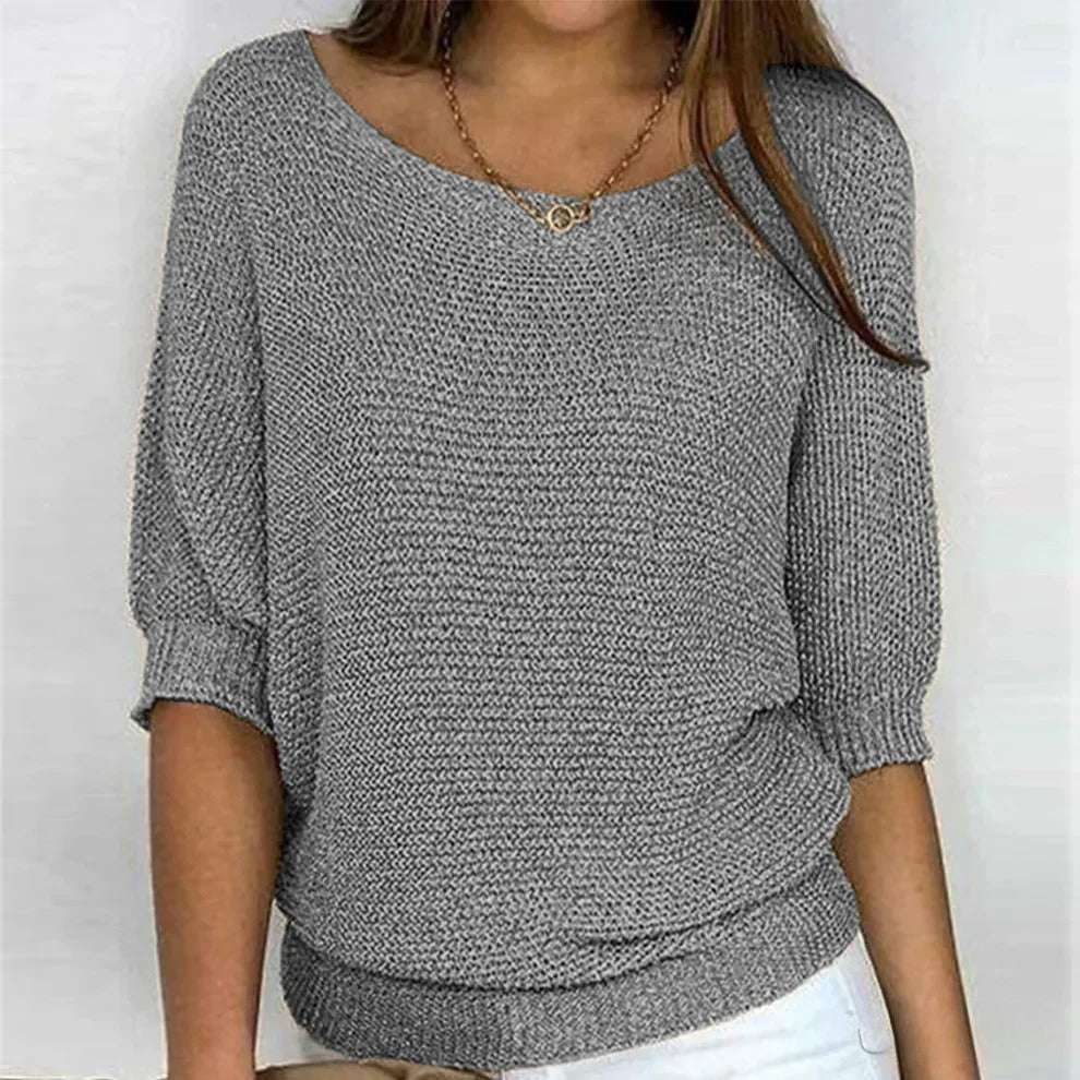 Nyssa Women's Casual Knit Pullover Top