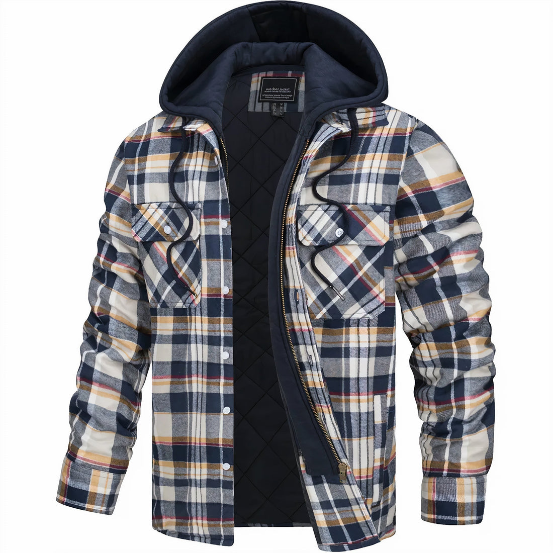 Julius™ - Checked Jacket with Zipper