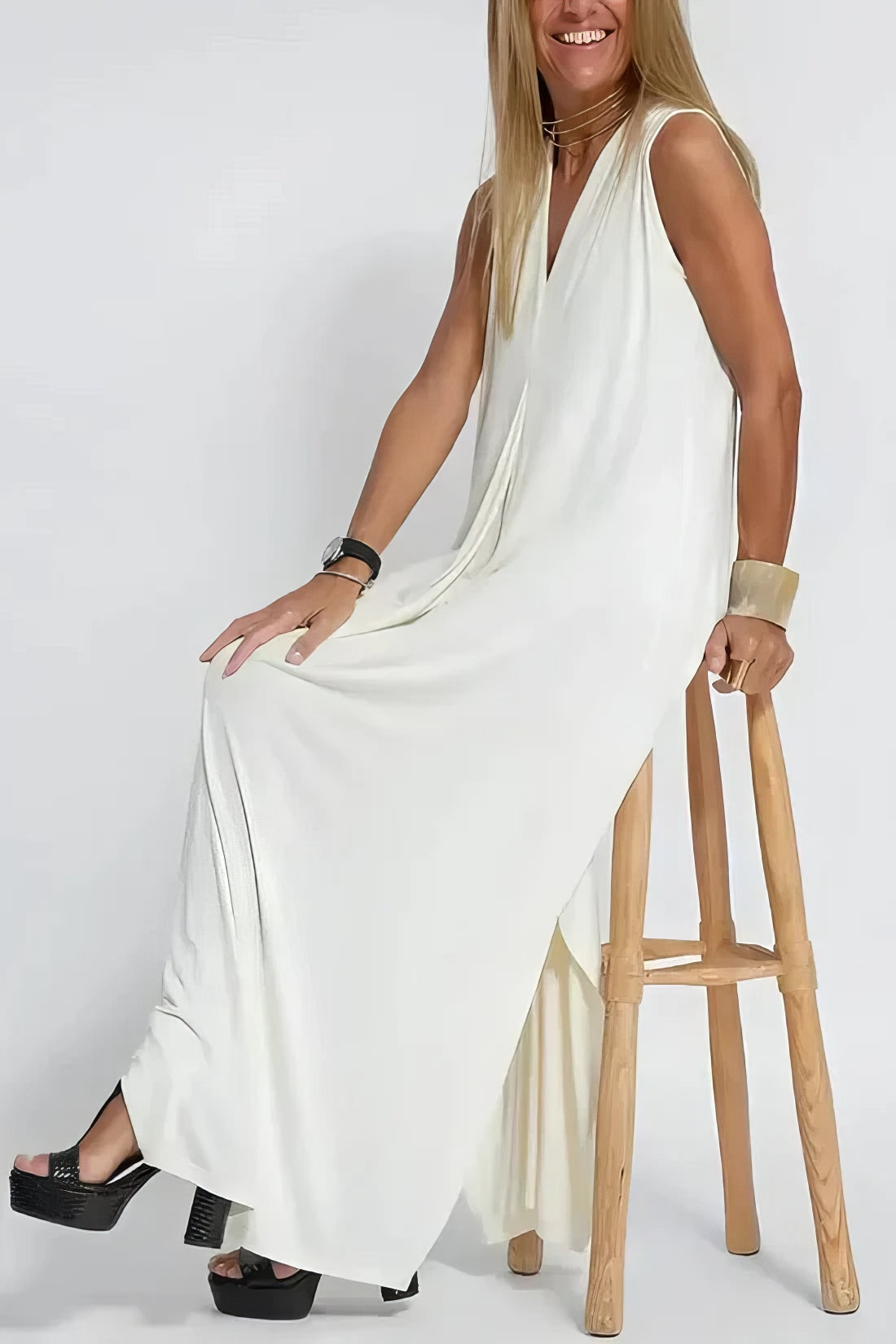 Elena Relaxed Fit Dress & Matching Cardigan As A Gift