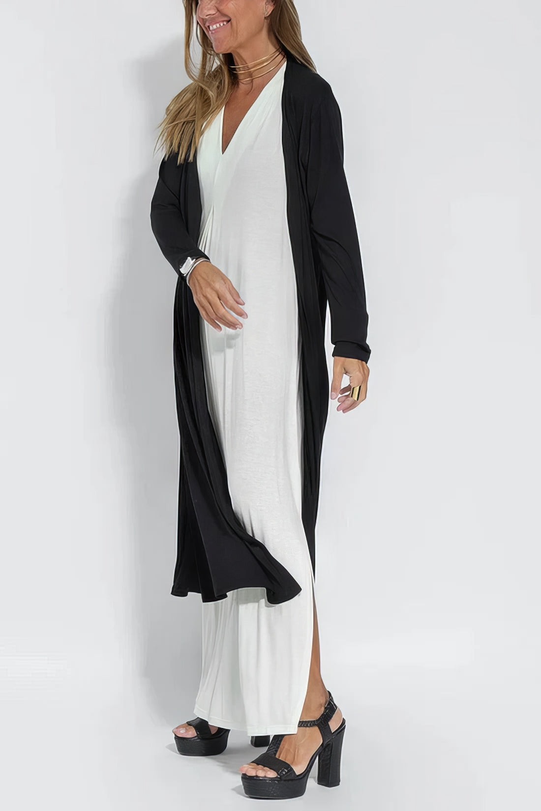 Elena Relaxed Fit Dress & Matching Cardigan As A Gift